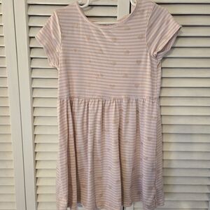 Striped Pink Kids Dress